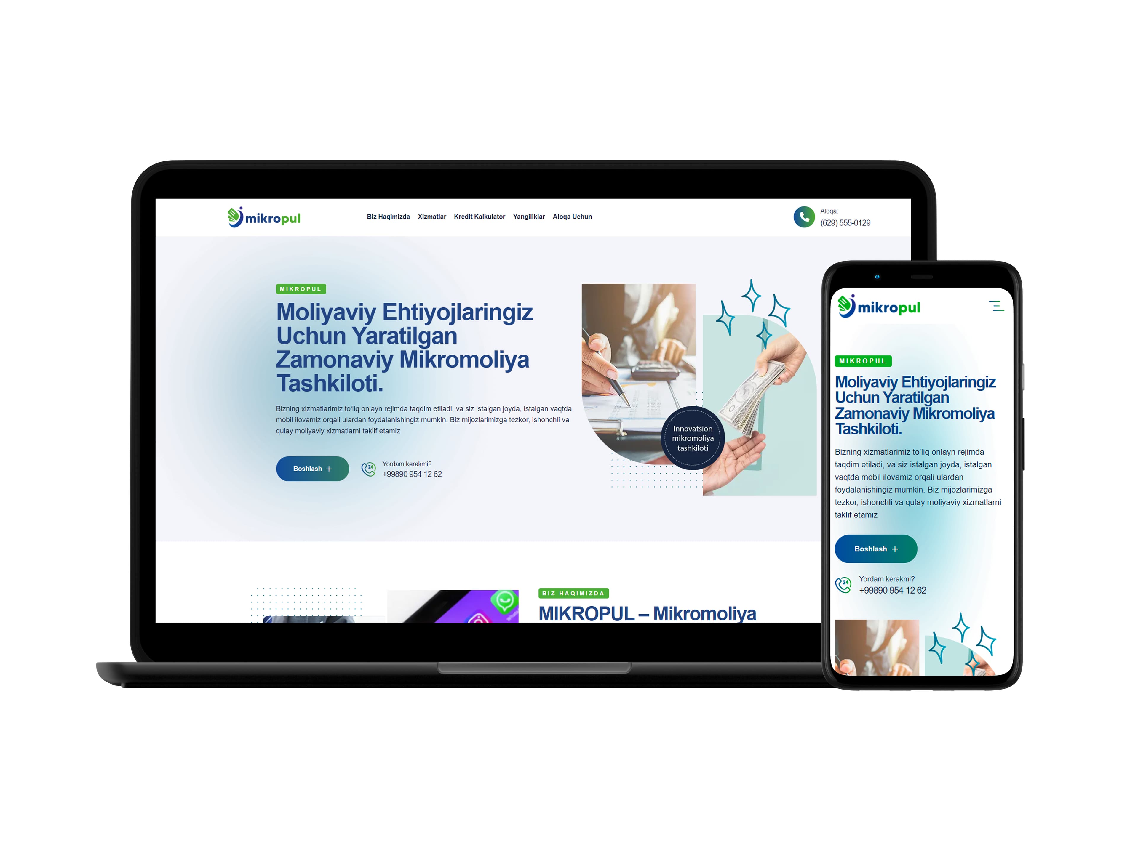 Landing page for Mikropul